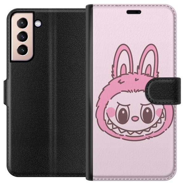 Samsung Galaxy S21 Lommeboketui Labubu Dyrekretsbunnyutgave