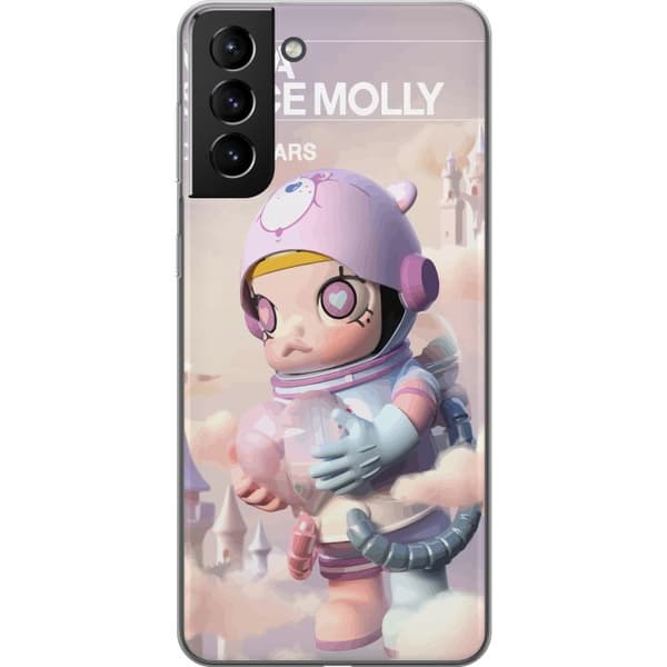 Samsung Galaxy S21+ 5G Läpinäkyvä kuori Mega Space Molly Care Bears Series - Share Bear Edition