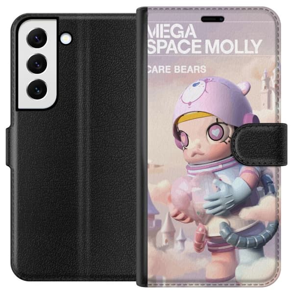 Samsung Galaxy S22 5G Lommeboketui Mega Space Molly Care Bears Series - Share Bear Edition