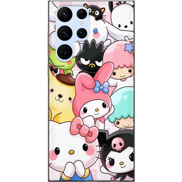 Samsung Galaxy S22 Ultra 5G Gennemsigtig cover Kawaii Sanrio Crew