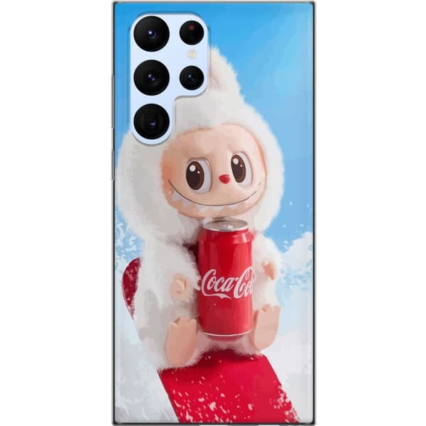 Samsung Galaxy S22 Ultra 5G Genomskinligt Skal Labubu Summer Edition