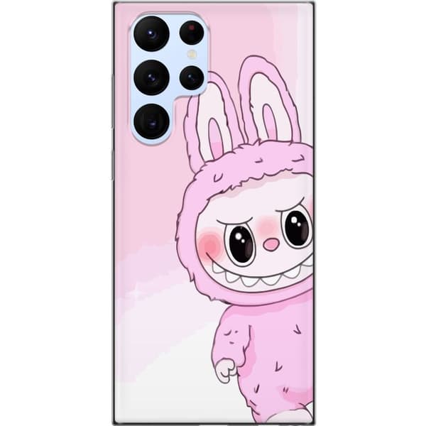 Samsung Galaxy S22 Ultra 5G Genomskinligt Skal Labubu Bunny Series