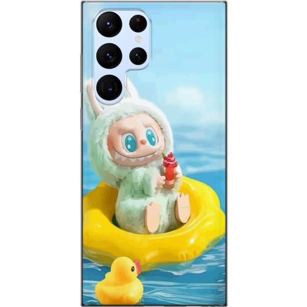 Samsung Galaxy S22 Ultra 5G Gennemsigtig cover Labubu Macaron-serie