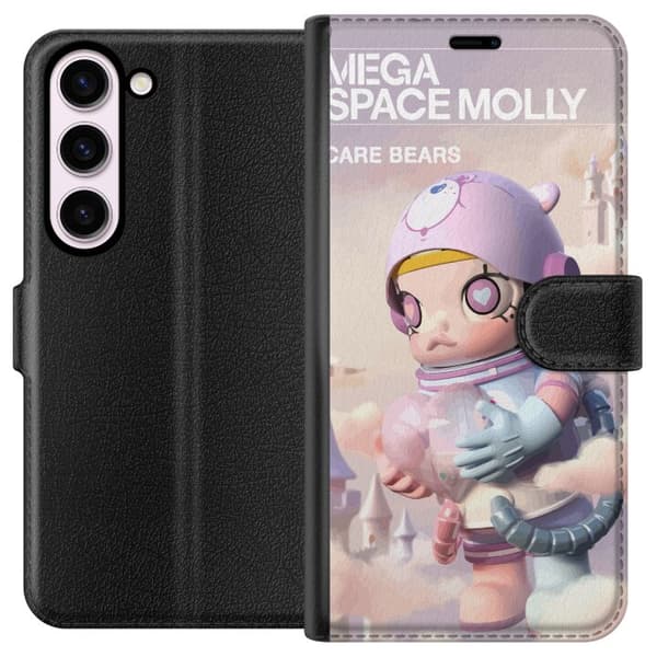 Samsung Galaxy S23 Tegnebogsetui Mega Space Molly Care Bears Series - Share Bear Edition