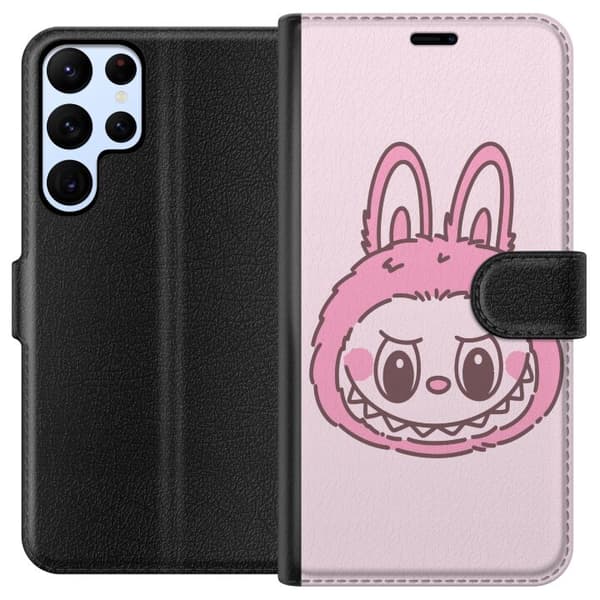 Samsung Galaxy S22 Ultra 5G Tegnebogsetui Labubu Dyrekreds Bunny Udgave