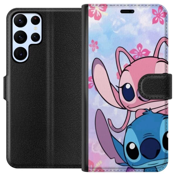 Samsung Galaxy S22 Ultra 5G Lompakkokotelo Stitch & Angel