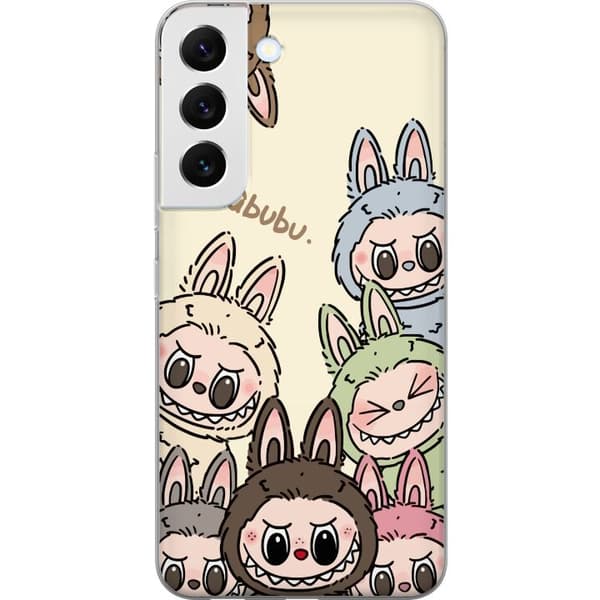 Samsung Galaxy S22 5G Gjennomsiktig deksel Labubu Pastel Collection