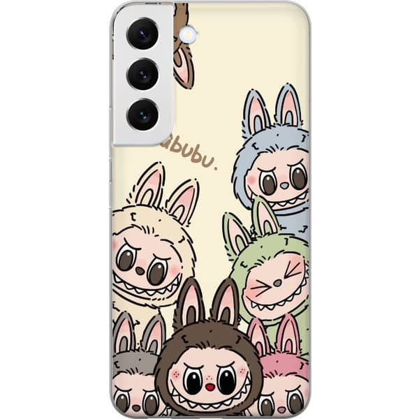 Samsung Galaxy S22+ 5G Gennemsigtig cover Labubu Pastel Collection