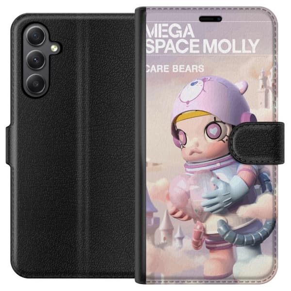 Samsung Galaxy S23 FE Tegnebogsetui Mega Space Molly Care Bears Series - Share Bear Edition