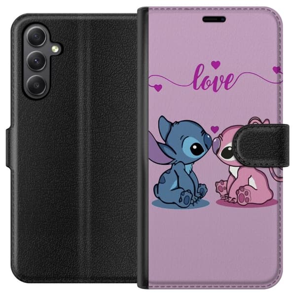 Samsung Galaxy S23 FE Tegnebogsetui Lilo & Stitch – Angel Edition