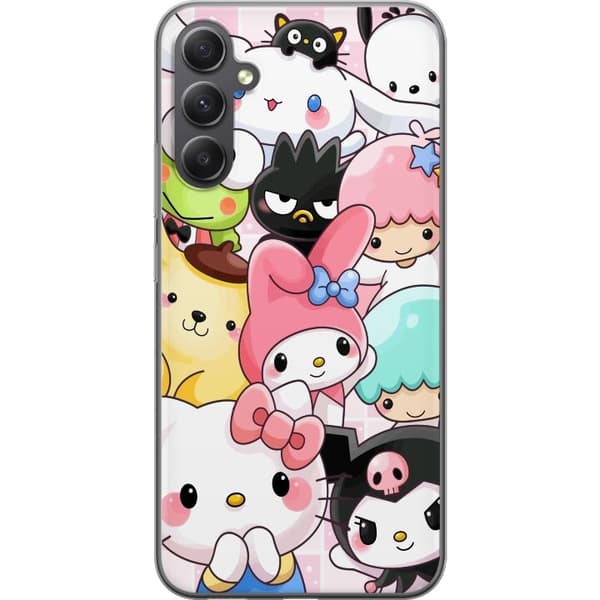 Samsung Galaxy S23 FE Gennemsigtig cover Kawaii Sanrio Crew