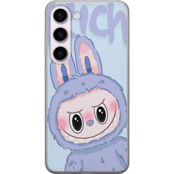Samsung Galaxy S23 Läpinäkyvä kuori Sininen Jänis Labubu