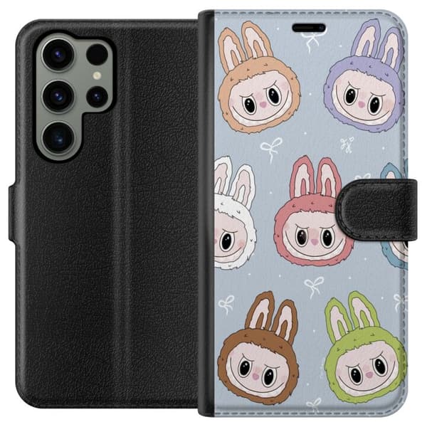Samsung Galaxy S23 Ultra Tegnebogsetui Pastel Labubu