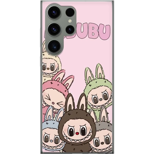Samsung Galaxy S23 Ultra Läpinäkyvä kuori Labubu Classics
