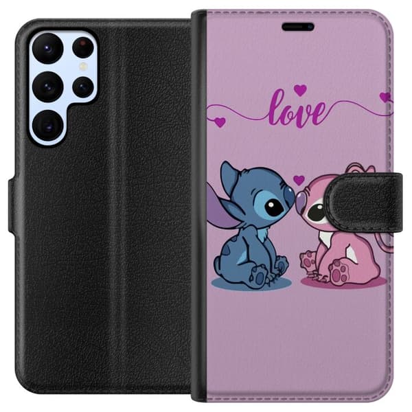 Samsung Galaxy S24 Ultra Lommeboketui Lilo & Stitch – Angel Edition