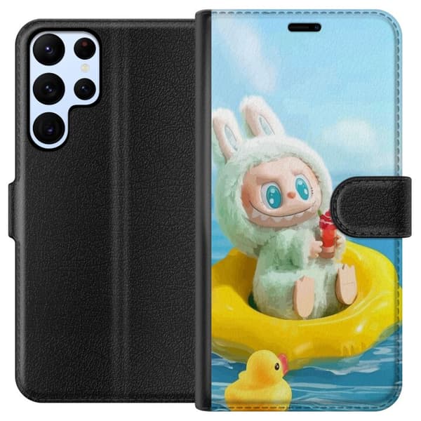 Samsung Galaxy S24 Ultra Lommeboketui Labubu Macaron-serien