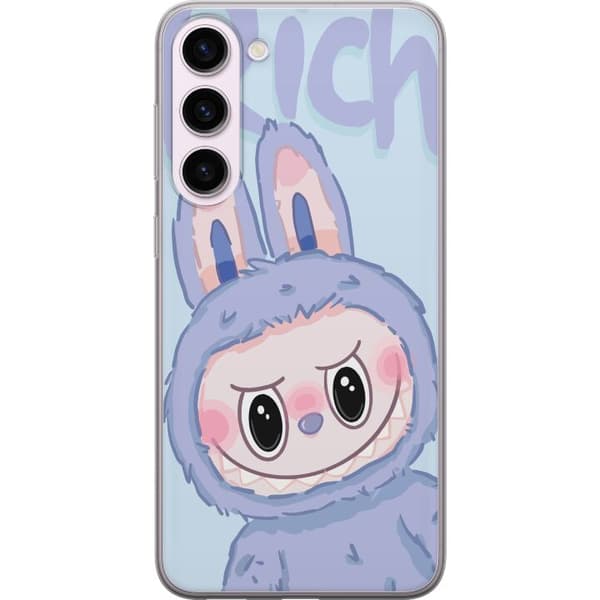 Samsung Galaxy S23+ Gennemsigtig cover Blå Kanin Labubu