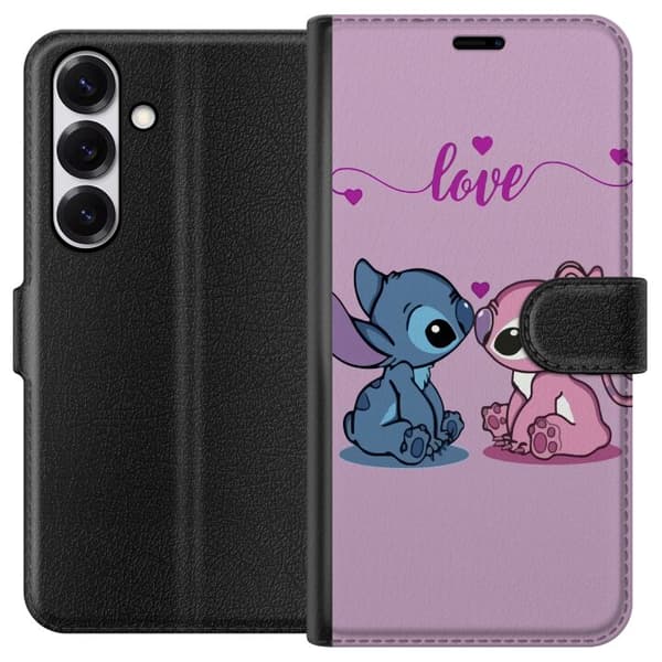 Samsung Galaxy S25 Lompakkokotelo Lilo & Stitch – Angel Edition