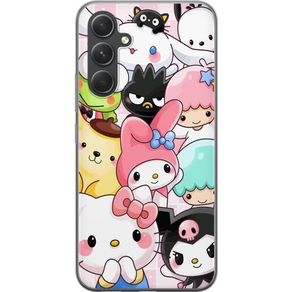 Samsung Galaxy S24 FE Gennemsigtig cover Kawaii Sanrio Crew