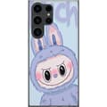 Miniatyrbillede 1 af 3: Samsung Galaxy S24 Ultra Gennemsigtig cover Blå Kanin Labubu