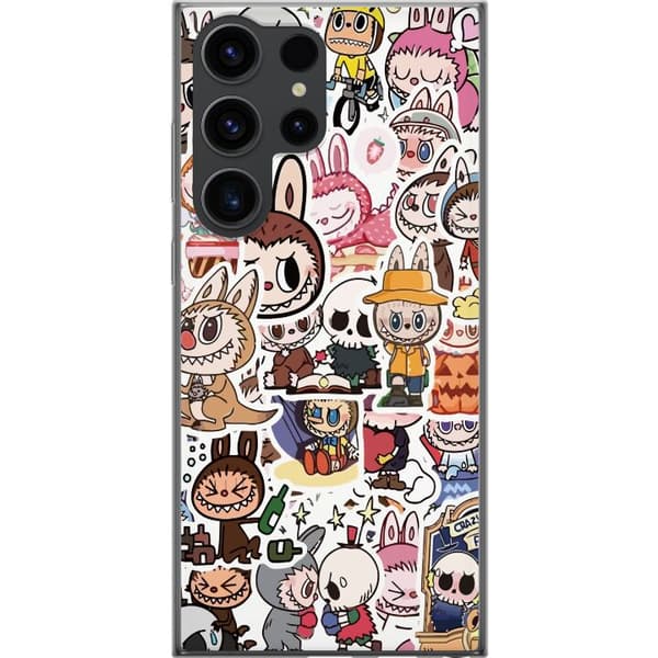 Samsung Galaxy S24 Ultra Gjennomsiktig deksel Labubu All-Stars – POP MART Spesial