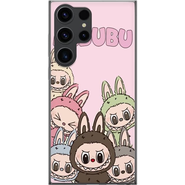 Samsung Galaxy S24 Ultra Gjennomsiktig deksel Labubu Classics