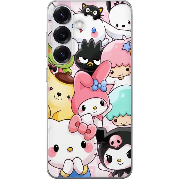 Samsung Galaxy S25 Läpinäkyvä kuori Kawaii Sanrio Crew