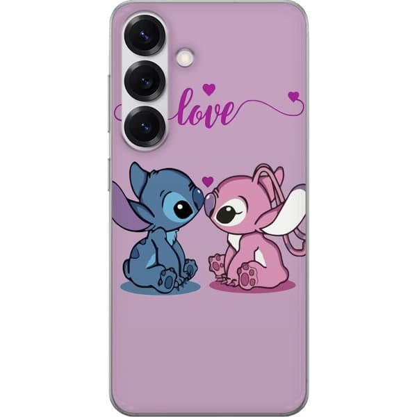 Samsung Galaxy S25 Läpinäkyvä kuori Lilo & Stitch – Angel Edition