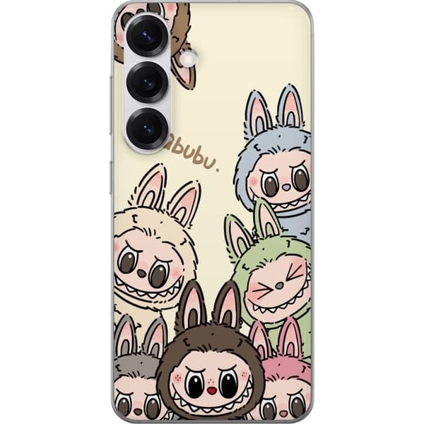 Samsung Galaxy S25 Gennemsigtig cover Labubu Pastel Collection