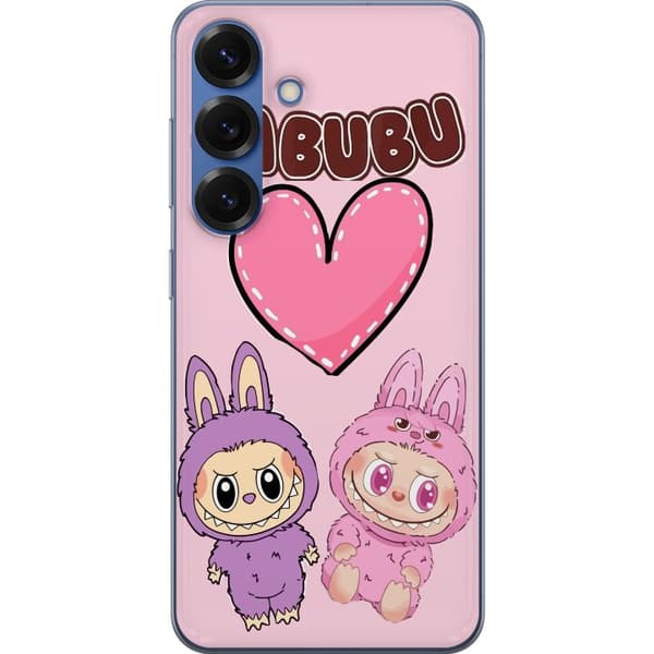Samsung Galaxy S25+ Gennemsigtig cover Labubu Pink Monster