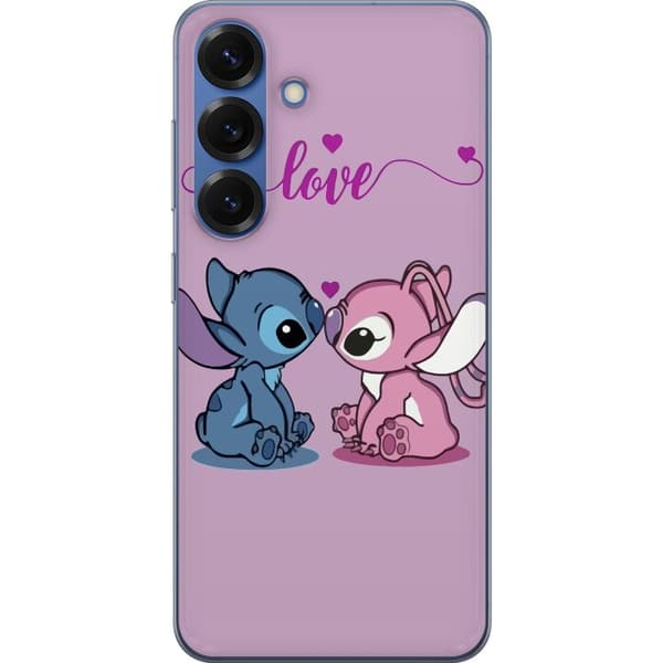 Samsung Galaxy S25+ Genomskinligt Skal Lilo & Stitch – Angel Edition