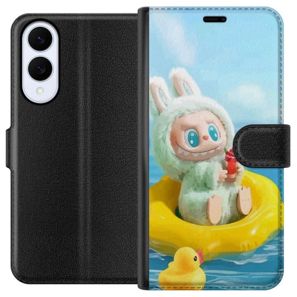 Samsung Galaxy S25 Edge Lommeboketui Labubu Macaron-serien
