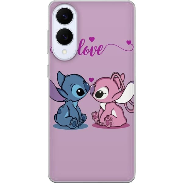 Samsung Galaxy S25 Edge Gjennomsiktig deksel Lilo & Stitch – Angel Edition