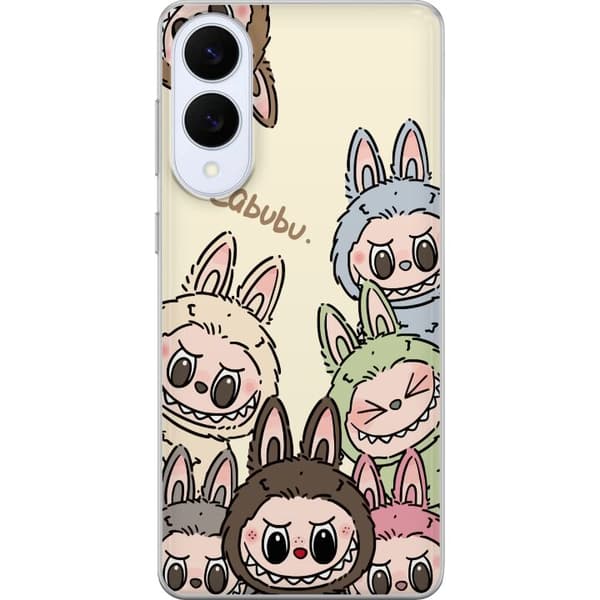 Samsung Galaxy S25 Edge Gennemsigtig cover Labubu Pastel Collection