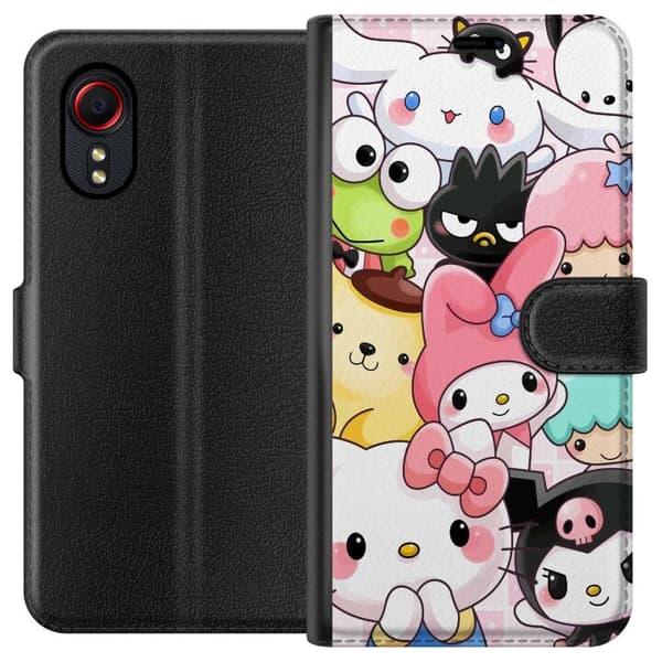 Samsung Galaxy Xcover 5 Tegnebogsetui Kawaii Sanrio Crew
