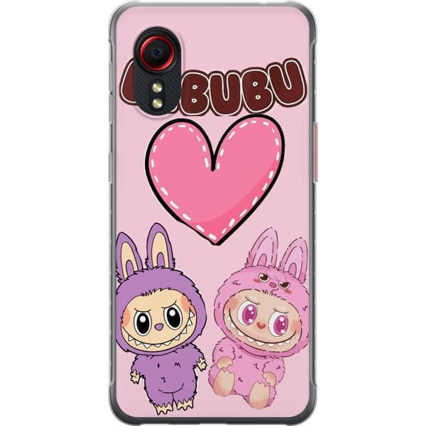Samsung Galaxy Xcover 5 Gennemsigtig cover Labubu Pink Monster
