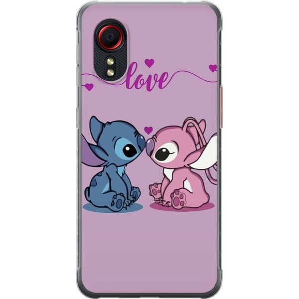 Samsung Galaxy Xcover 5 Gennemsigtig cover Lilo & Stitch – Angel Edition