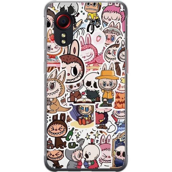 Samsung Galaxy Xcover 5 Gennemsigtig cover Labubu All-Stars – POP MART Specialudgave