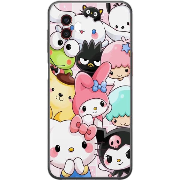Samsung Galaxy Xcover6 Pro Genomskinligt Skal Kawaii Sanrio Crew