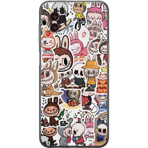 Samsung Galaxy Xcover6 Pro Läpinäkyvä kuori Labubu All-Stars – POP MART Erikoispainos