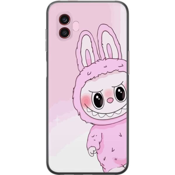 Samsung Galaxy Xcover6 Pro Genomskinligt Skal Labubu Bunny Series