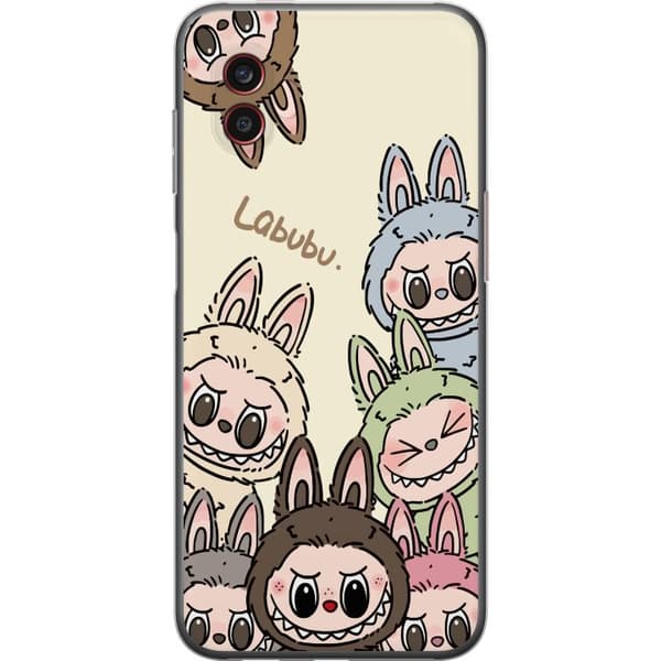 Samsung Galaxy Xcover6 Pro Genomskinligt Skal Labubu Pastel Collection