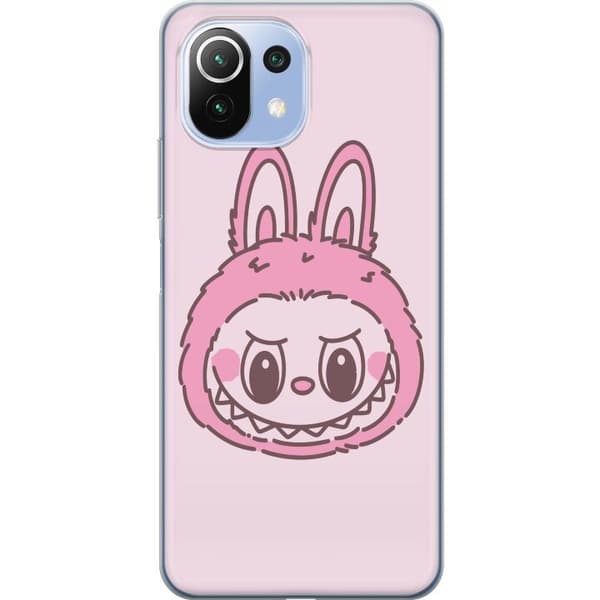 Xiaomi 11 Lite 5G NE Läpinäkyvä kuori Labubu Eläinradan Bunny-versio