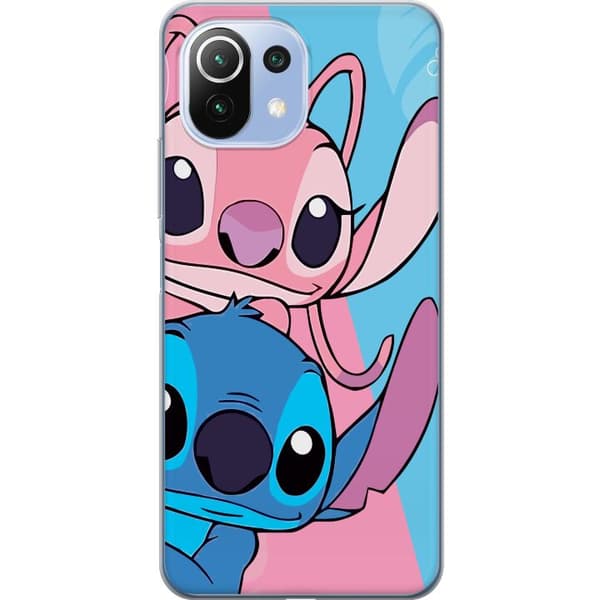 Xiaomi 11 Lite 5G NE Läpinäkyvä kuori Stitch & Angel