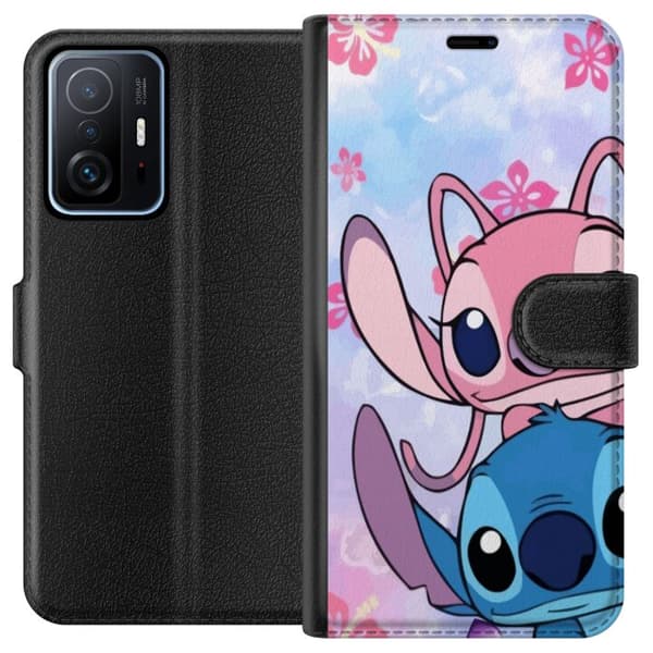 Xiaomi 11T Tegnebogsetui Stitch & Angel