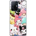 Miniatyrbillede 1 af 3: Xiaomi 11T Pro Gennemsigtig cover Kawaii Sanrio Crew