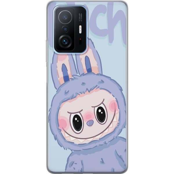 Xiaomi 11T Pro Gennemsigtig cover Blå Kanin Labubu