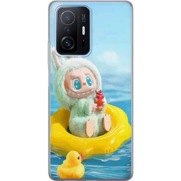 Xiaomi 11T Pro Gennemsigtig cover Labubu Macaron-serie