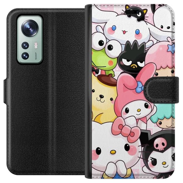 Xiaomi 12 Lommeboketui Kawaii Sanrio Crew