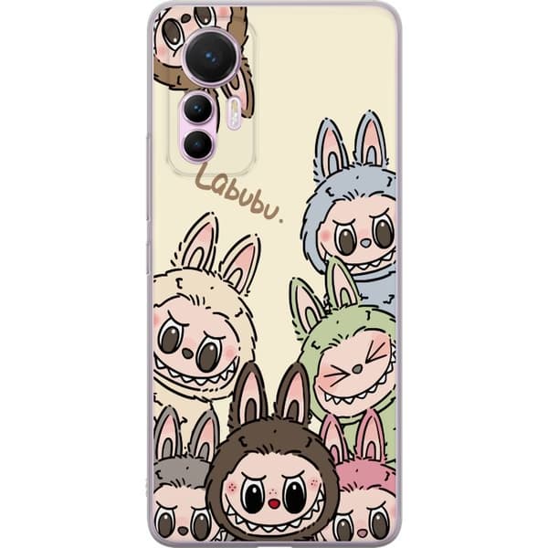 Xiaomi 12 Lite Gennemsigtig cover Labubu Pastel Collection